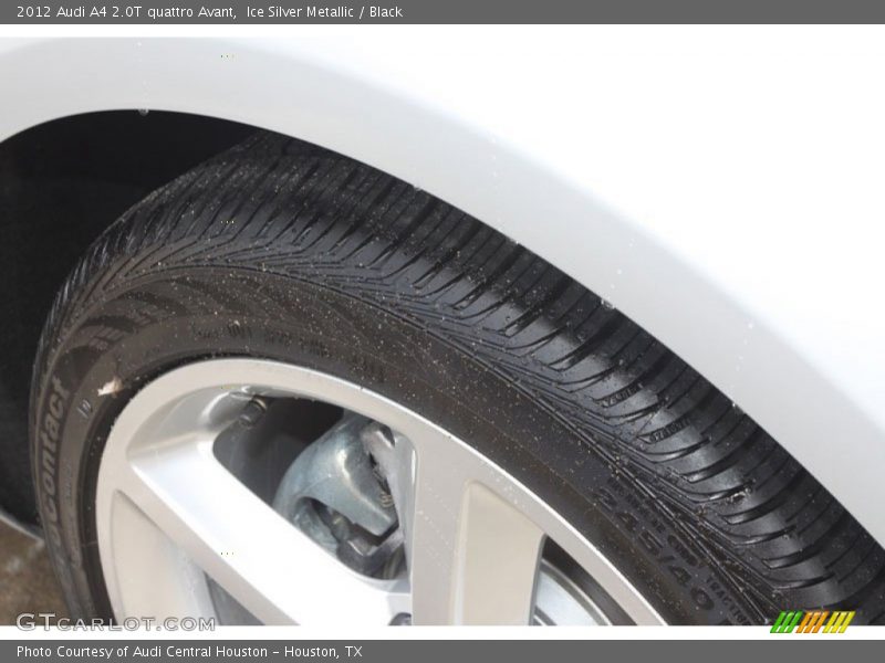 Ice Silver Metallic / Black 2012 Audi A4 2.0T quattro Avant