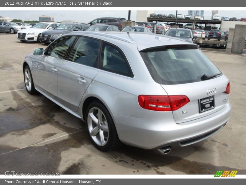 Ice Silver Metallic / Black 2012 Audi A4 2.0T quattro Avant
