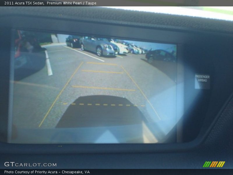 Premium White Pearl / Taupe 2011 Acura TSX Sedan