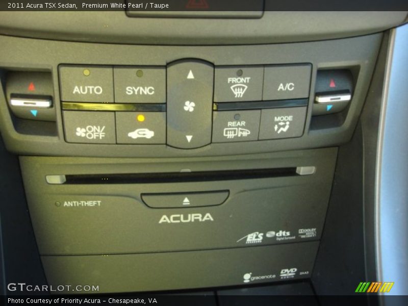 Premium White Pearl / Taupe 2011 Acura TSX Sedan