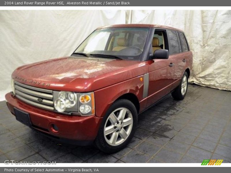 Alveston Red Metallic / Sand/Jet Black 2004 Land Rover Range Rover HSE