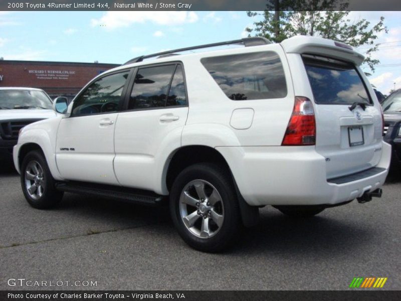 Natural White / Stone Gray 2008 Toyota 4Runner Limited 4x4