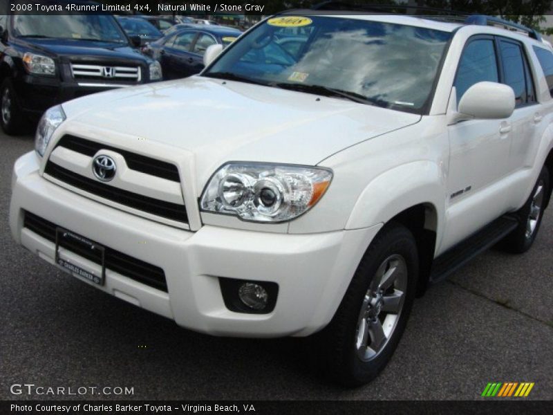 Natural White / Stone Gray 2008 Toyota 4Runner Limited 4x4