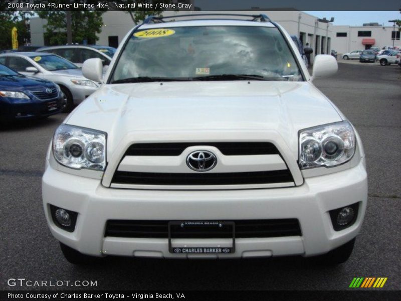Natural White / Stone Gray 2008 Toyota 4Runner Limited 4x4