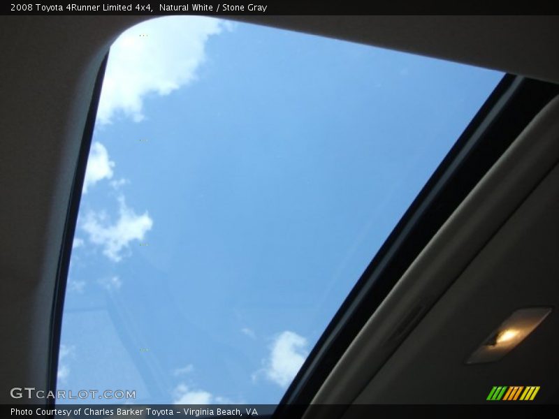 Natural White / Stone Gray 2008 Toyota 4Runner Limited 4x4