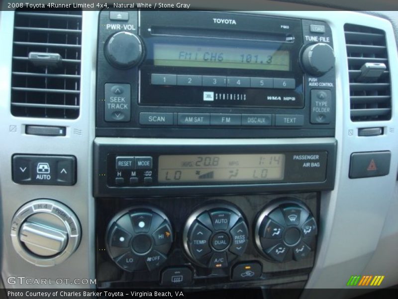 Natural White / Stone Gray 2008 Toyota 4Runner Limited 4x4