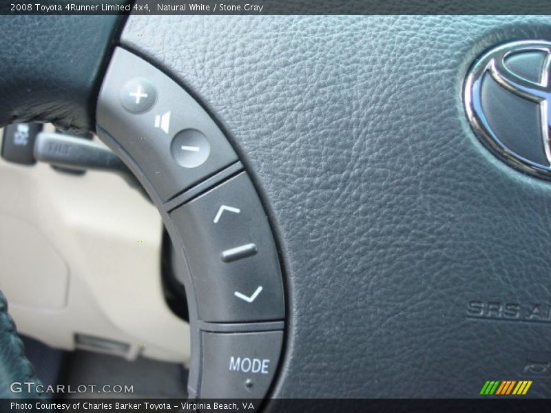 Natural White / Stone Gray 2008 Toyota 4Runner Limited 4x4