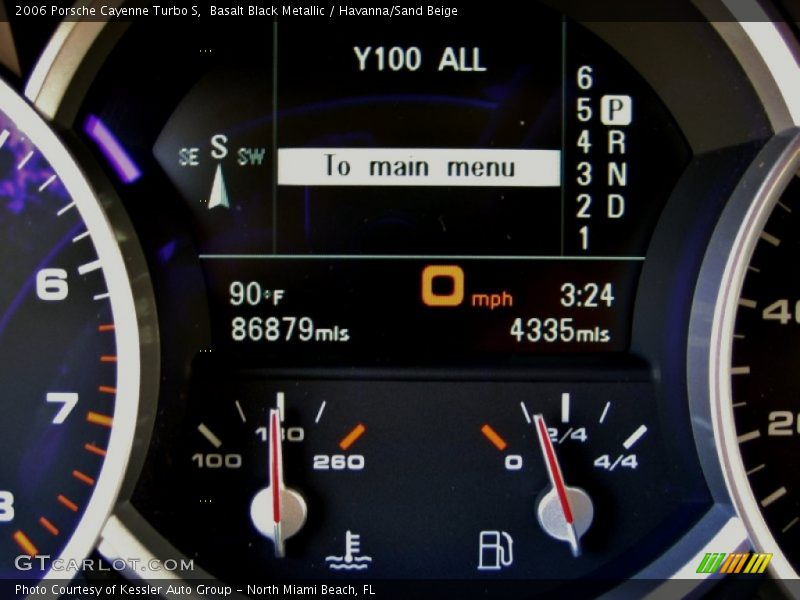 Basalt Black Metallic / Havanna/Sand Beige 2006 Porsche Cayenne Turbo S