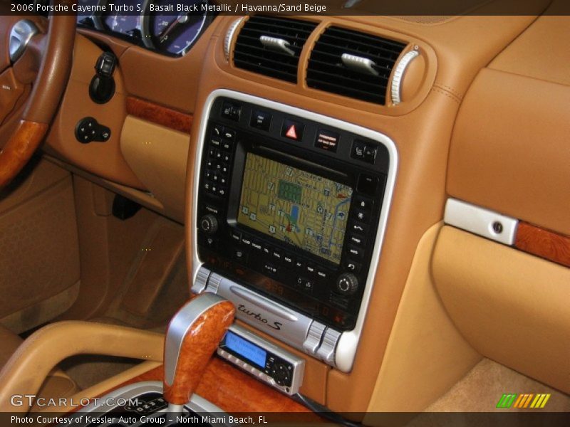 Basalt Black Metallic / Havanna/Sand Beige 2006 Porsche Cayenne Turbo S