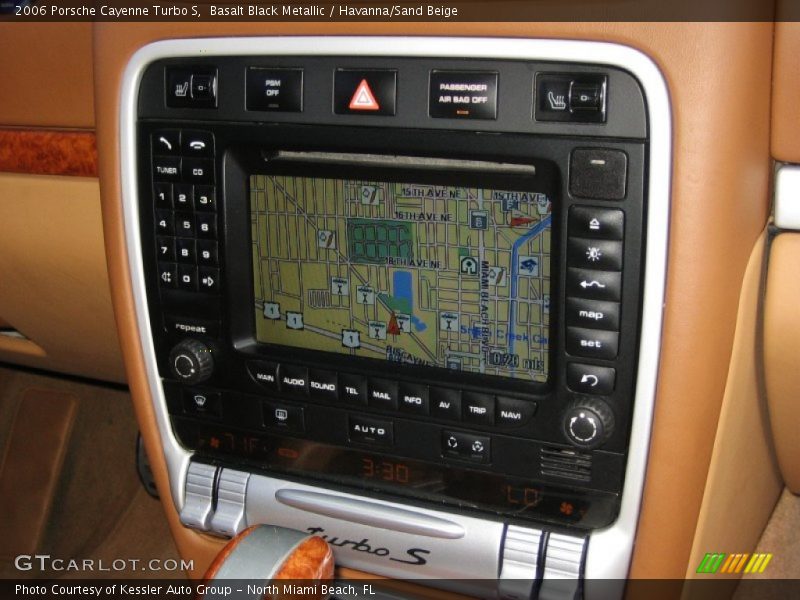 Basalt Black Metallic / Havanna/Sand Beige 2006 Porsche Cayenne Turbo S