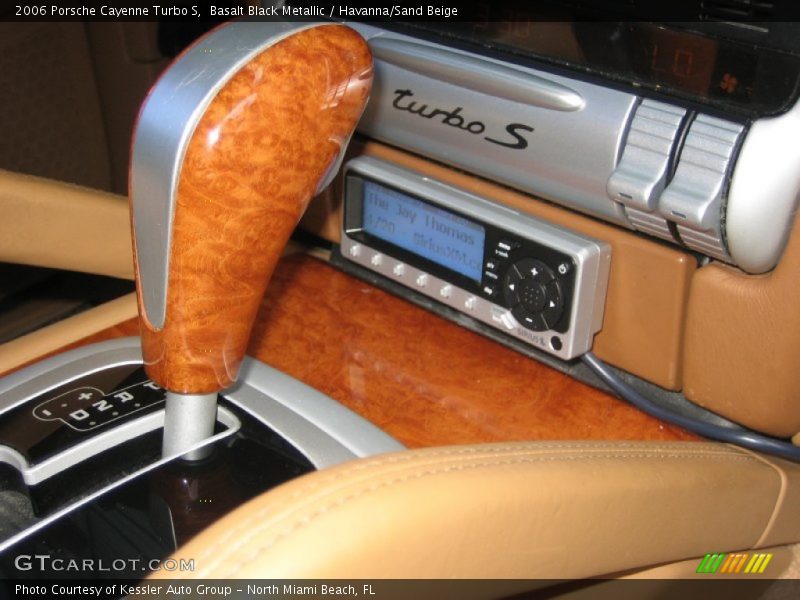 Basalt Black Metallic / Havanna/Sand Beige 2006 Porsche Cayenne Turbo S