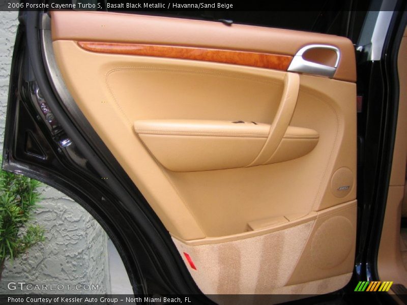 Basalt Black Metallic / Havanna/Sand Beige 2006 Porsche Cayenne Turbo S