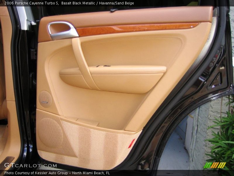 Basalt Black Metallic / Havanna/Sand Beige 2006 Porsche Cayenne Turbo S