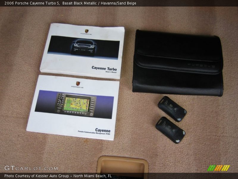 Basalt Black Metallic / Havanna/Sand Beige 2006 Porsche Cayenne Turbo S