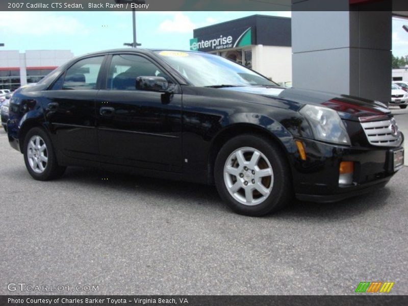 Black Raven / Ebony 2007 Cadillac CTS Sedan