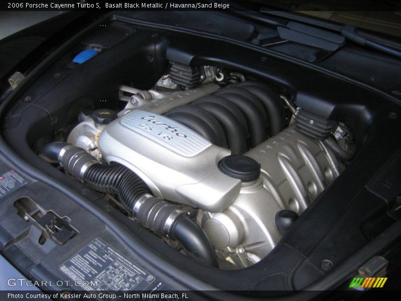 Basalt Black Metallic / Havanna/Sand Beige 2006 Porsche Cayenne Turbo S