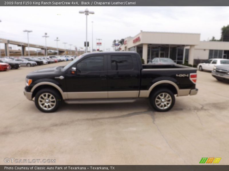 Black / Chaparral Leather/Camel 2009 Ford F150 King Ranch SuperCrew 4x4