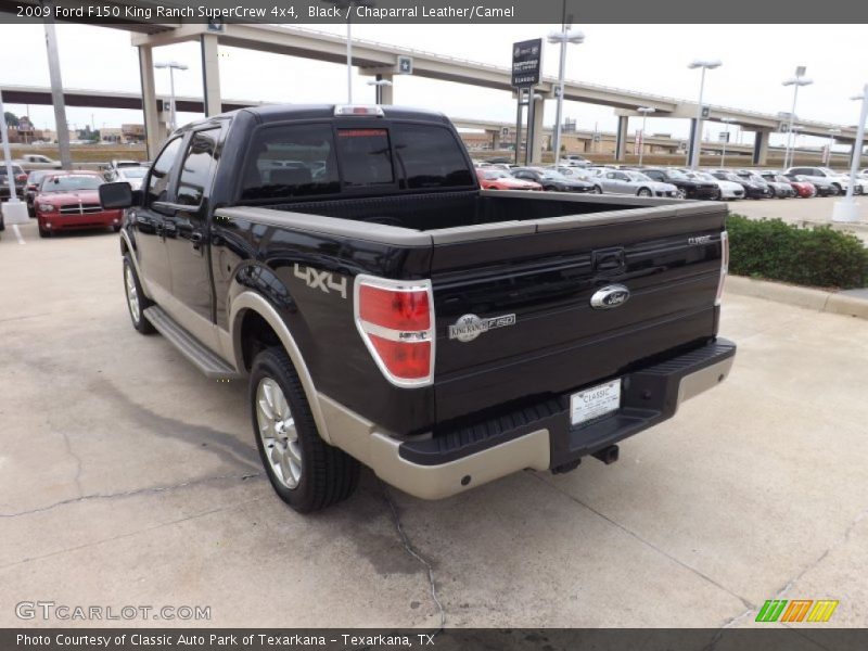 Black / Chaparral Leather/Camel 2009 Ford F150 King Ranch SuperCrew 4x4