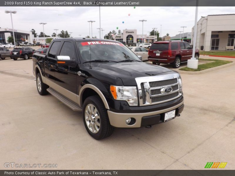 Black / Chaparral Leather/Camel 2009 Ford F150 King Ranch SuperCrew 4x4