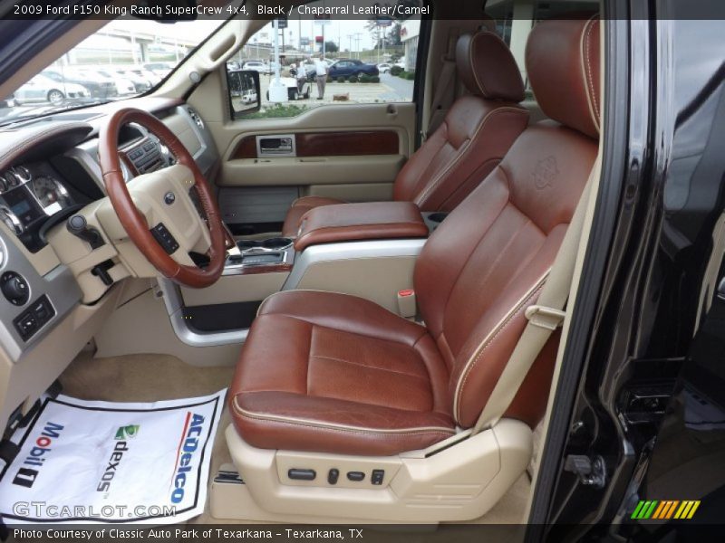 Black / Chaparral Leather/Camel 2009 Ford F150 King Ranch SuperCrew 4x4