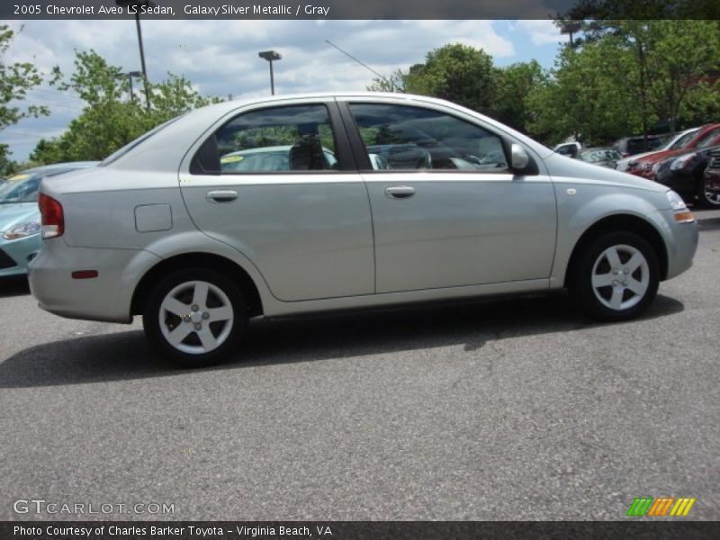 Galaxy Silver Metallic / Gray 2005 Chevrolet Aveo LS Sedan