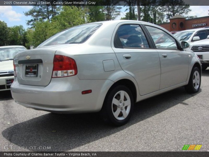 Galaxy Silver Metallic / Gray 2005 Chevrolet Aveo LS Sedan