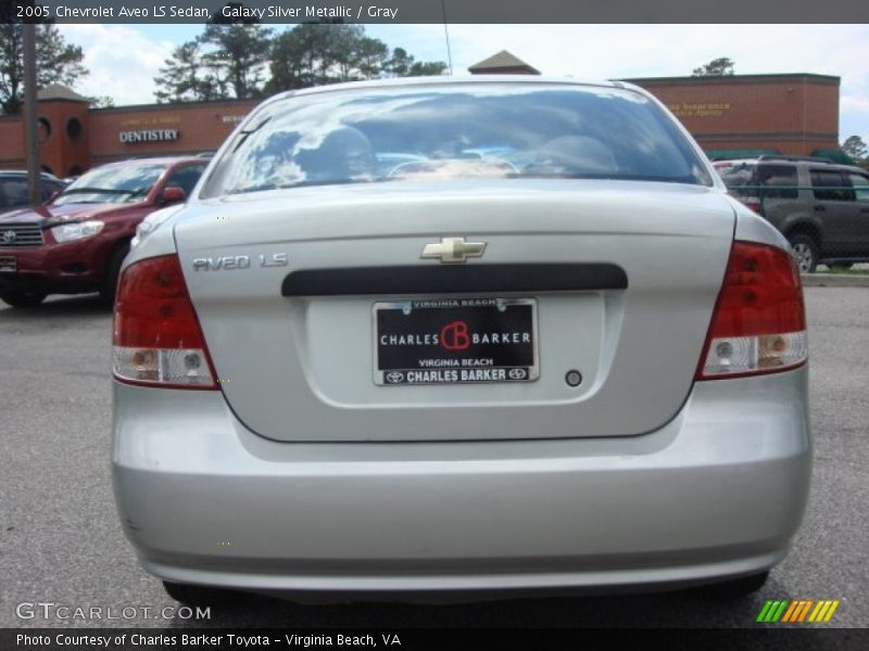 Galaxy Silver Metallic / Gray 2005 Chevrolet Aveo LS Sedan