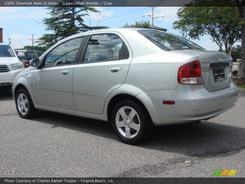 Galaxy Silver Metallic / Gray 2005 Chevrolet Aveo LS Sedan