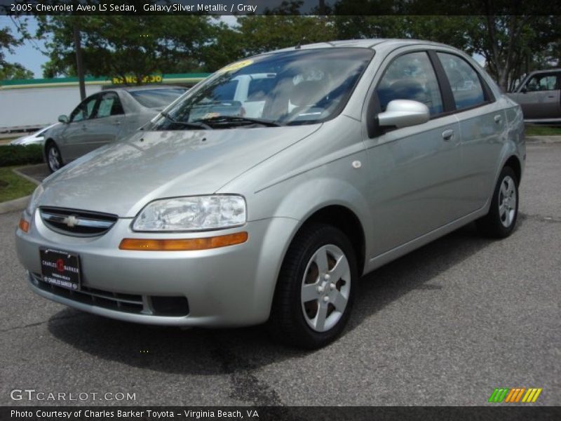 Galaxy Silver Metallic / Gray 2005 Chevrolet Aveo LS Sedan