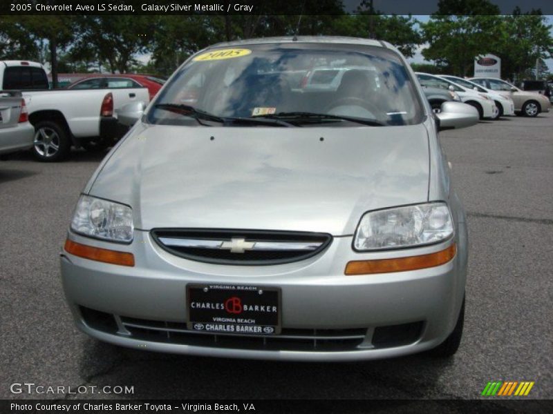Galaxy Silver Metallic / Gray 2005 Chevrolet Aveo LS Sedan