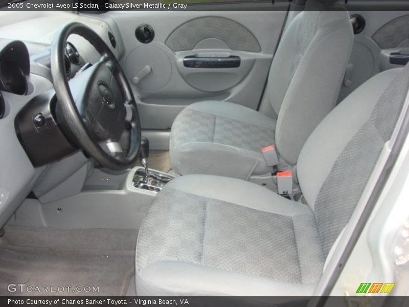 Galaxy Silver Metallic / Gray 2005 Chevrolet Aveo LS Sedan