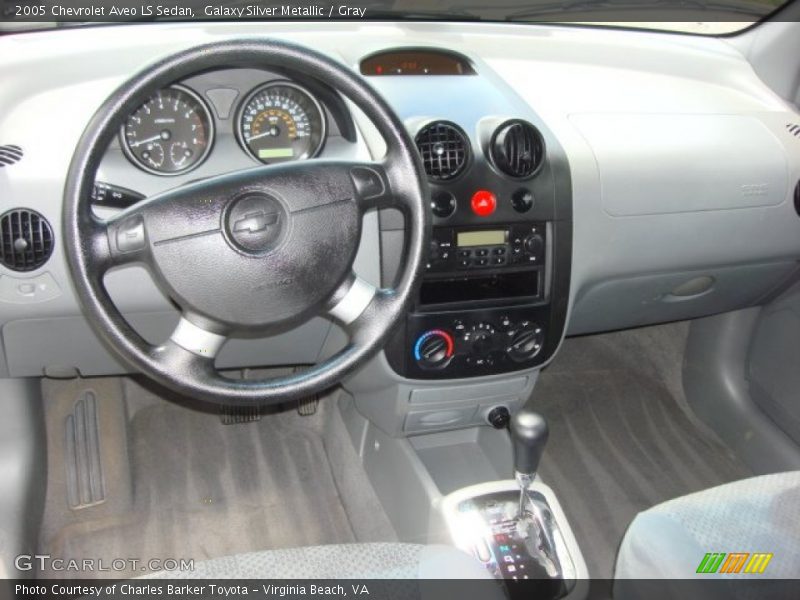 Galaxy Silver Metallic / Gray 2005 Chevrolet Aveo LS Sedan