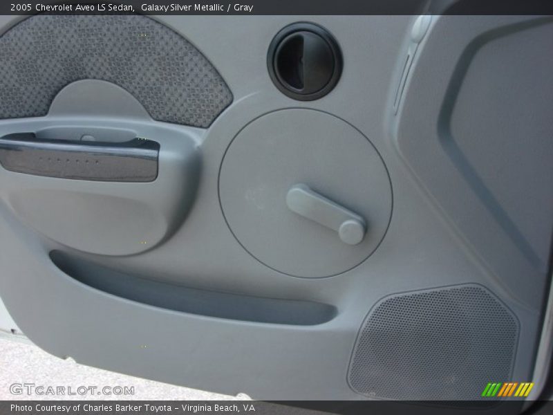 Galaxy Silver Metallic / Gray 2005 Chevrolet Aveo LS Sedan