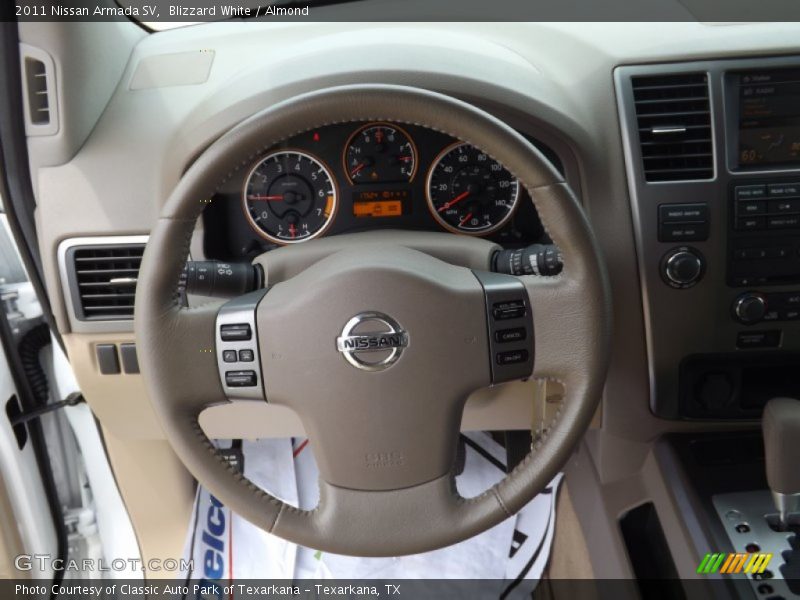 Blizzard White / Almond 2011 Nissan Armada SV