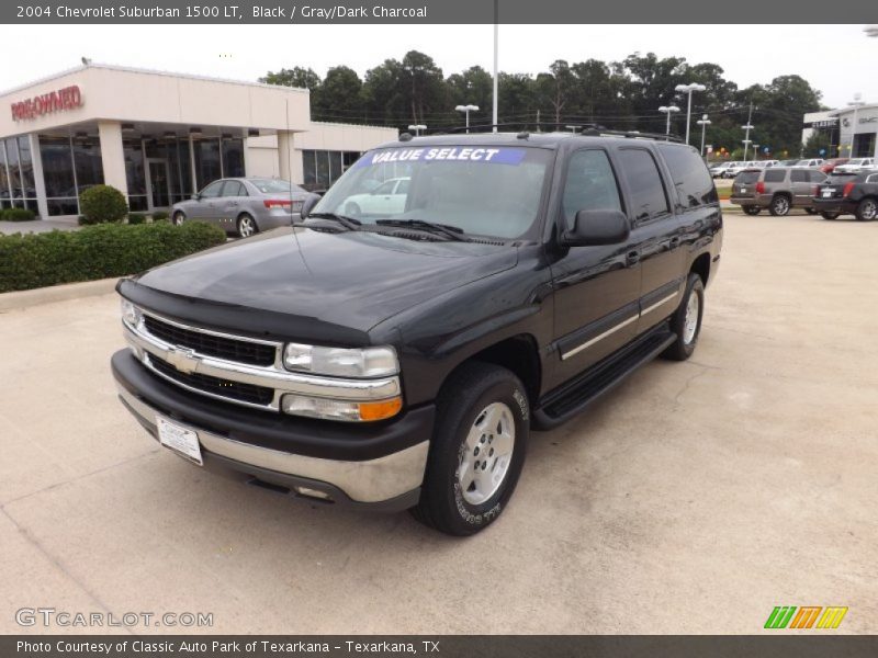Black / Gray/Dark Charcoal 2004 Chevrolet Suburban 1500 LT