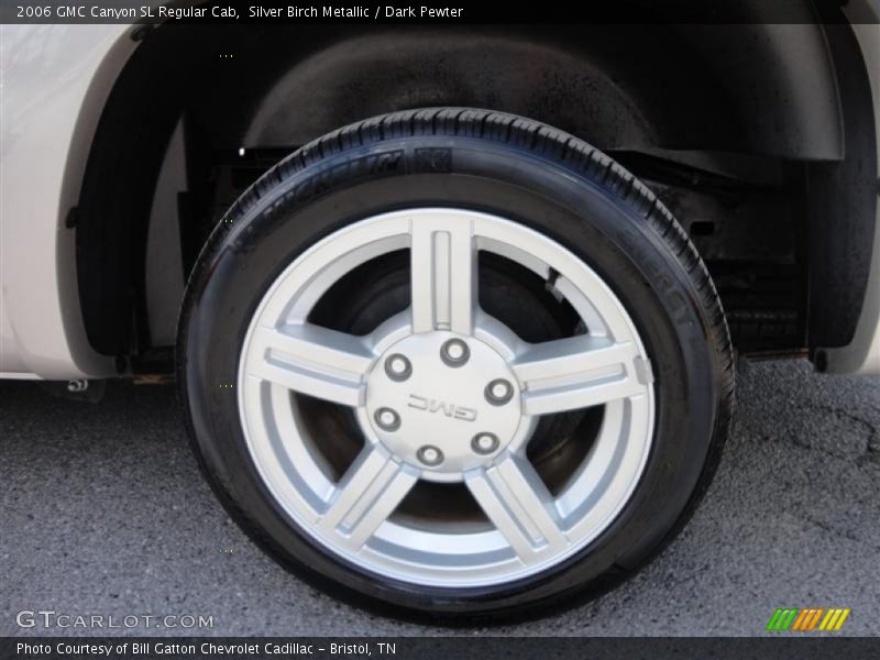 Silver Birch Metallic / Dark Pewter 2006 GMC Canyon SL Regular Cab