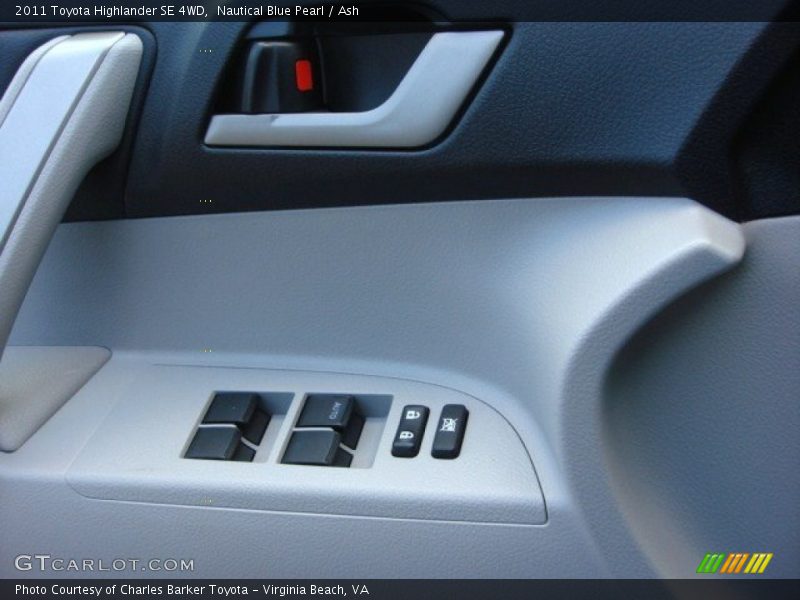 Nautical Blue Pearl / Ash 2011 Toyota Highlander SE 4WD