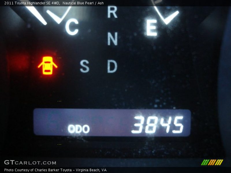 Nautical Blue Pearl / Ash 2011 Toyota Highlander SE 4WD
