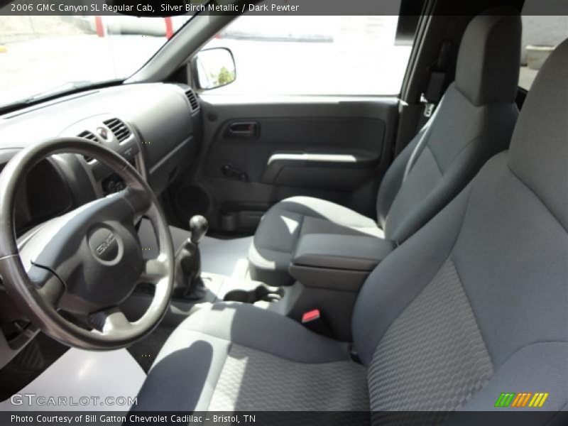 Silver Birch Metallic / Dark Pewter 2006 GMC Canyon SL Regular Cab