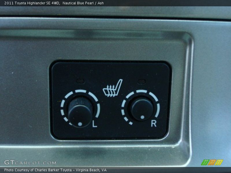 Nautical Blue Pearl / Ash 2011 Toyota Highlander SE 4WD