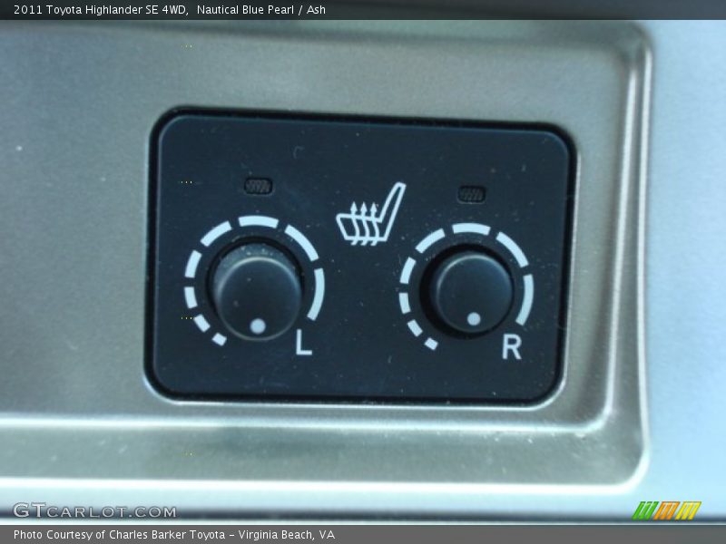 Nautical Blue Pearl / Ash 2011 Toyota Highlander SE 4WD