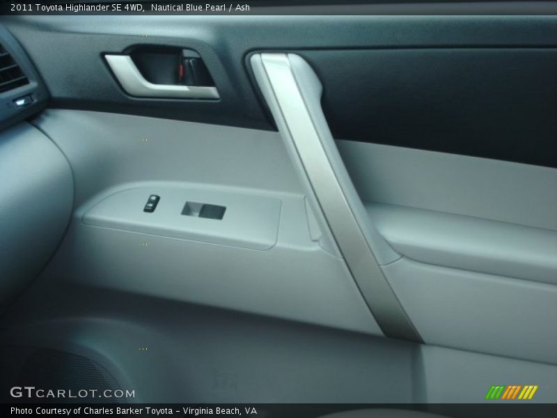 Nautical Blue Pearl / Ash 2011 Toyota Highlander SE 4WD