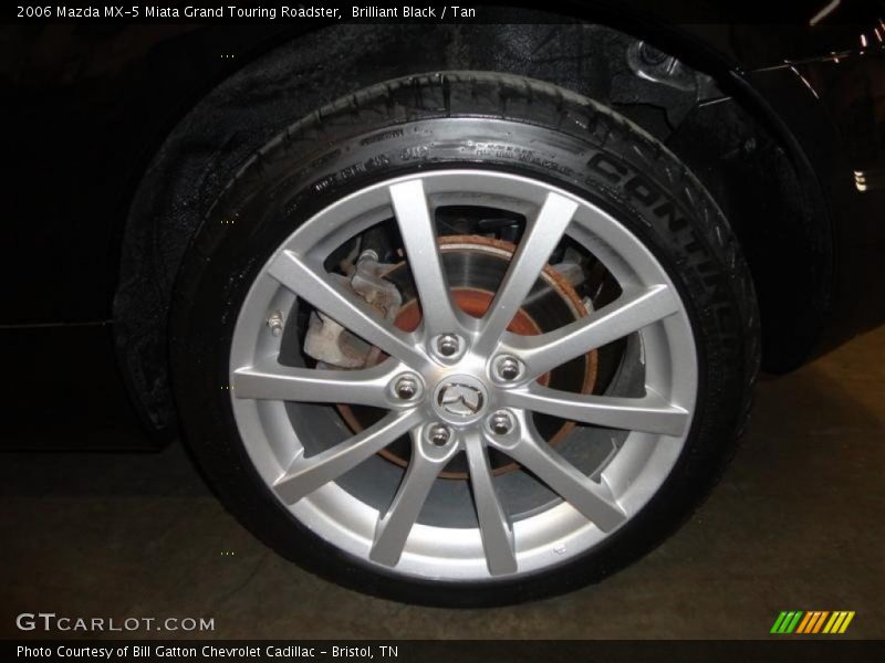 Brilliant Black / Tan 2006 Mazda MX-5 Miata Grand Touring Roadster