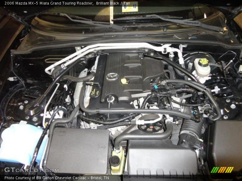Brilliant Black / Tan 2006 Mazda MX-5 Miata Grand Touring Roadster