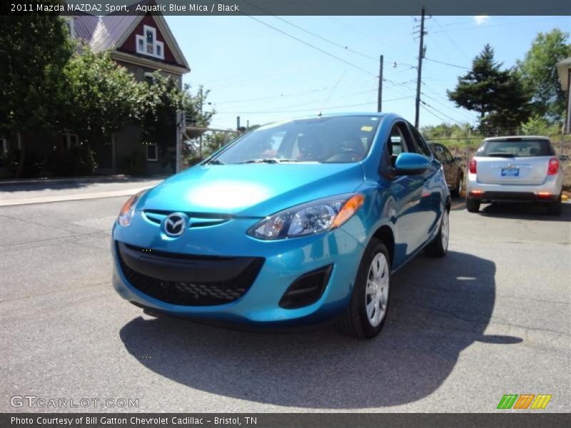 Aquatic Blue Mica / Black 2011 Mazda MAZDA2 Sport