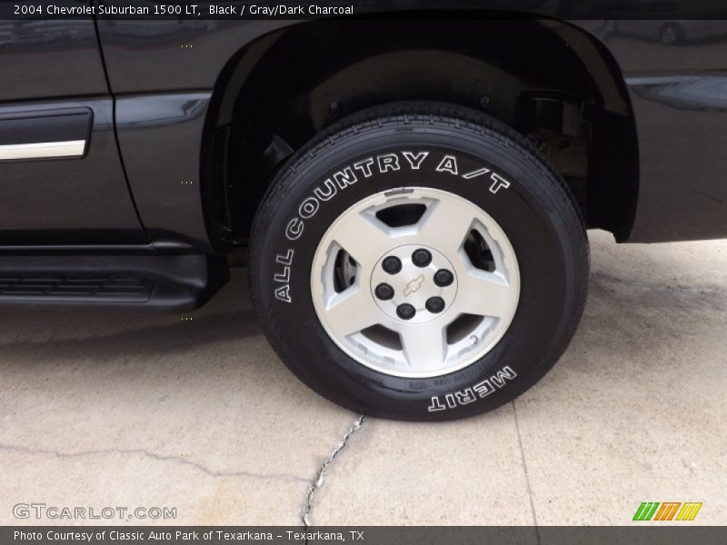 Black / Gray/Dark Charcoal 2004 Chevrolet Suburban 1500 LT