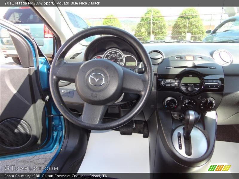 Aquatic Blue Mica / Black 2011 Mazda MAZDA2 Sport