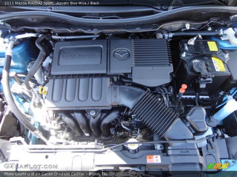 Aquatic Blue Mica / Black 2011 Mazda MAZDA2 Sport