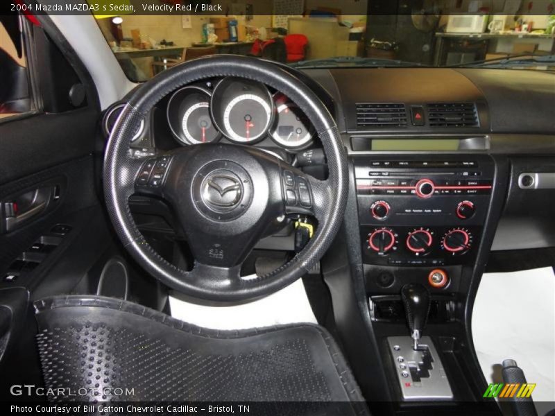 Velocity Red / Black 2004 Mazda MAZDA3 s Sedan