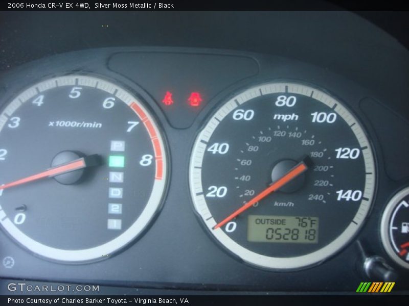 Silver Moss Metallic / Black 2006 Honda CR-V EX 4WD